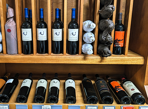 College Square Liquor Wine Display